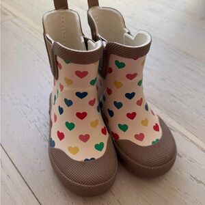 Konges Slojd Heart Pattern Kids Rain Boots